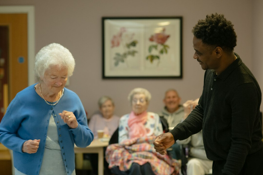 senior community meal